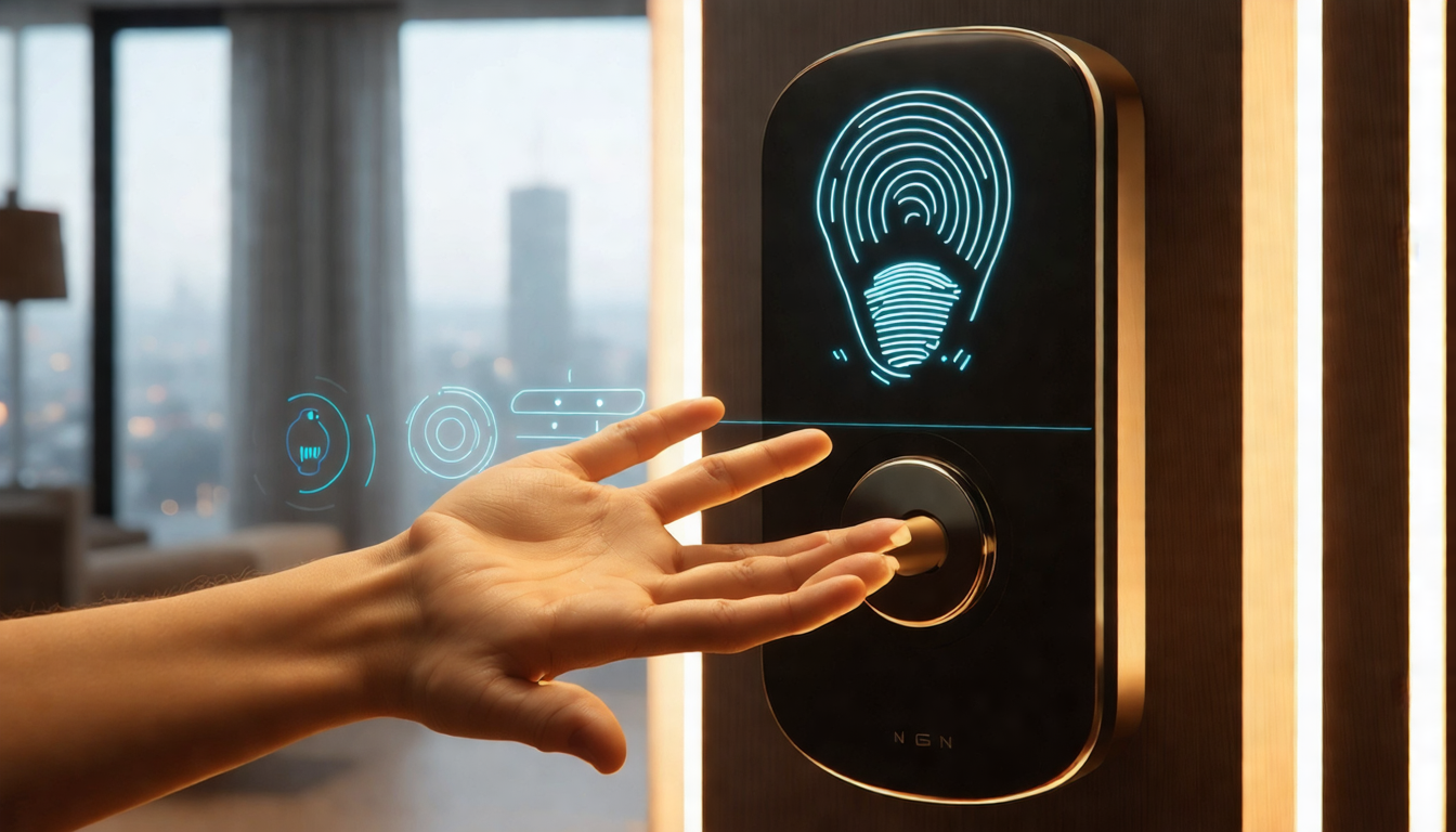 Meet the Lockin Veno Pro: The Smart Lock That Unlocks With Your Palm